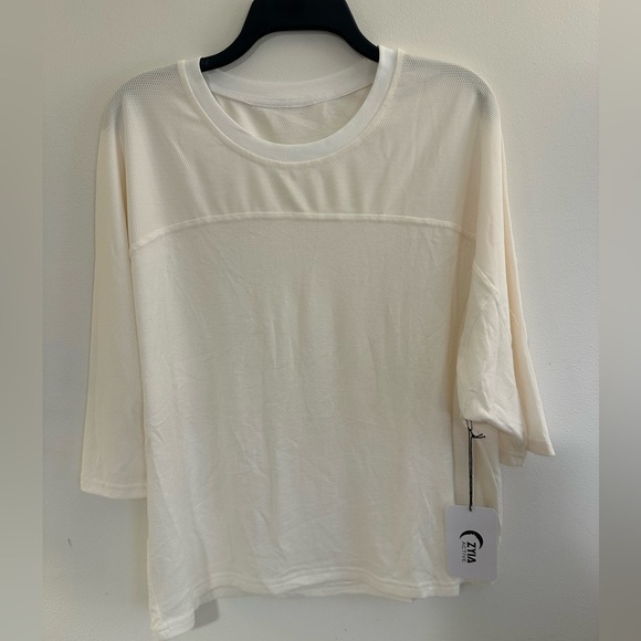 ZYIA Active Boyfriend Lounge Mesh Top XXL - Picture 1 of 8